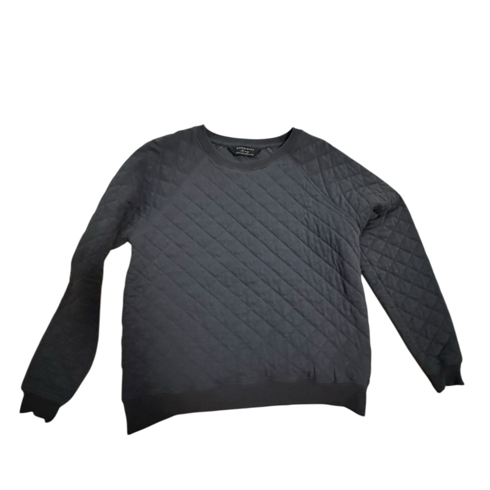 Boxercraft Women's Dark Blue Quilted Sweatshirt